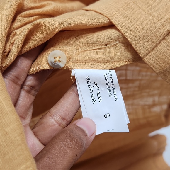 💛 NWT Bombay Paisley mustard yellow embroidered cotton dress - Picture 5 of 9